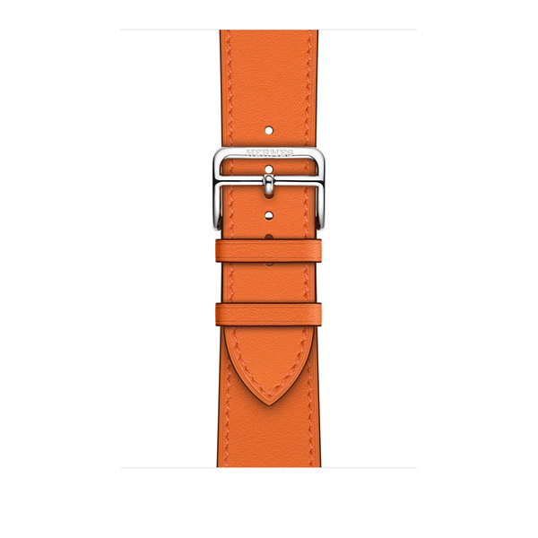 Apple Watch Hermès - 44 公釐 Orange 經典橙色 Swift 皮革 Single Tour 錶帶