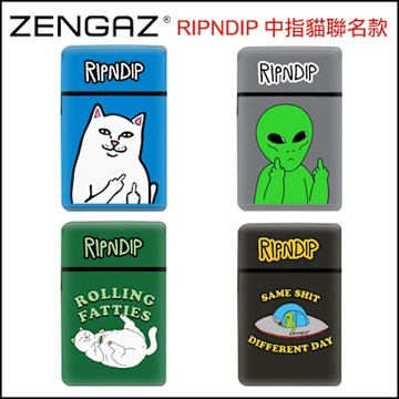 【ZENGAZ】荷蘭品牌~RIPNDIP-中指貓聯名款~防風噴射打火機(無包裝)