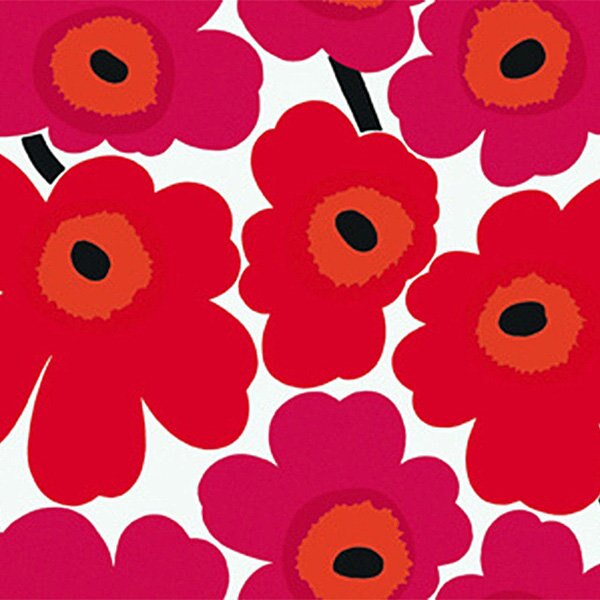 罌粟花壁紙花紋紅色北歐風牆紙marimekko Unikko 訂貨單位70cm10m 卷 台灣樂天市場 Line購物