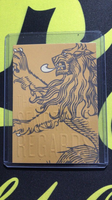 Game Of Thrones 8 權力的游戲 8 美漫收藏卡 蘭尼斯特 獅頭箱貨