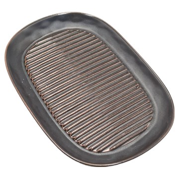 佐和陶瓷 天目黑瀝油皿 適用溫度-30°C~100°C 日本產  1個