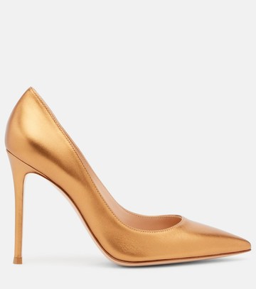 Gianvito Rossi Gianvito 105 metallic leather pumps