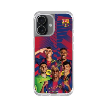 iPhone 17 ClearX (MagSafe 兼容) 晶透白 - FC Barcelona - Squad Energy