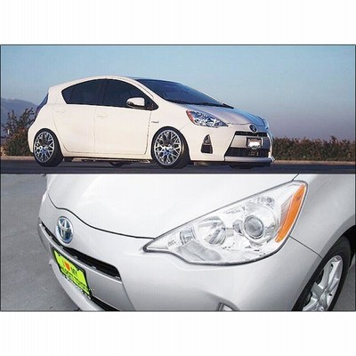 アクアNHP10前期【TOYOTA】トヨタPRIUS-C純正USヘッドライト左右ハロゲン(12-14y)/USDM北米仕様プリウスCフロントランプAQUAサイドマーカー  | LINEショッピング