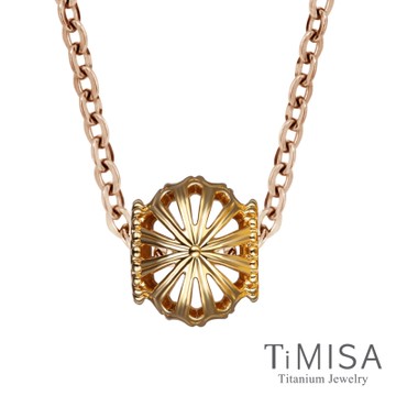 TiMISA 星漾光芒 金 純鈦項鍊(雙色可選)