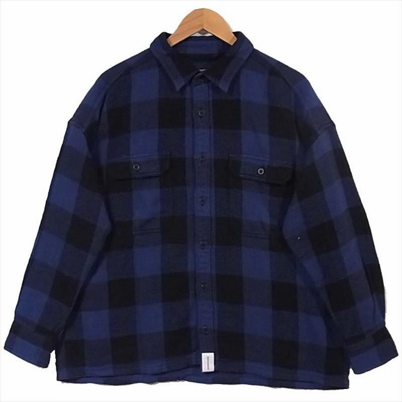 DESCENDANT ディセンダント 日本製 VANNING CHECK SHIRT チェック