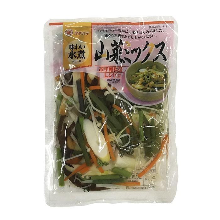 タチバナ食品　味わい水煮シリーズ　山菜ミックス　水煮　80g