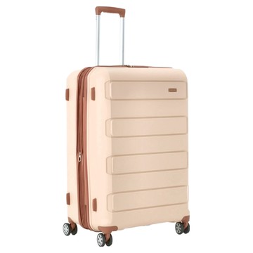 KANGOL 袋鼠 輕量耐磨可加大行李箱  24吋  奶茶色