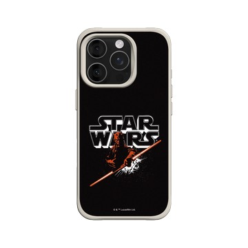 iPhone 16 Pro SolidX 貝殼灰 - 迪士尼-星際大戰 Star Wars - 達斯魔-星際大戰Logo
