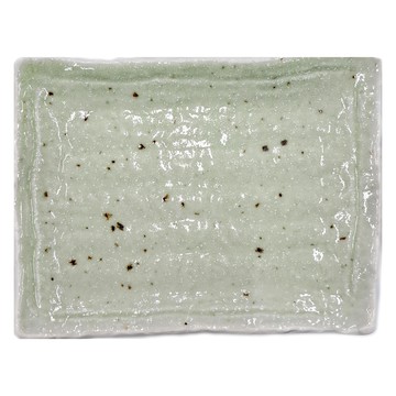 美濃燒 薄綠梨地小長皿 日本陶瓷餐盤 15.5cm  1個  淺綠色