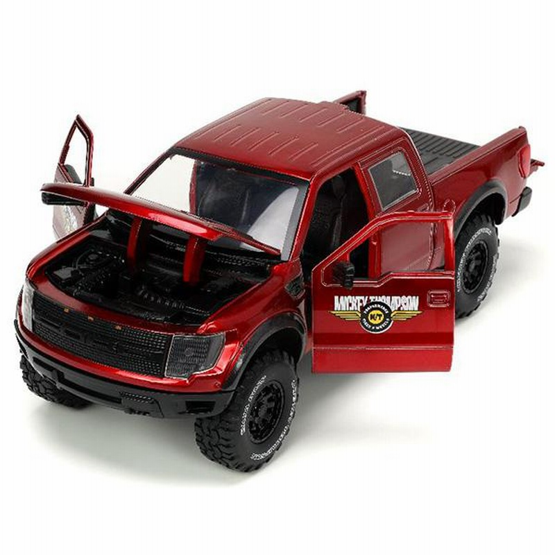 ミニカー 1/24 アメ車 ピックアップトラック フォード ダイキャストカー jadatoys JUST TRUCKS w/RACK u0026 WHEELS  2011 FORD F-150 SVT RAPTOR 旧車 車 | LINEショッピング