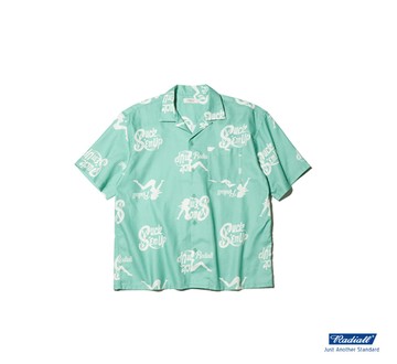 Radiall Chrome Lady Open Collared Shirt S/S仕女滿版敞領短袖襯衫(兩色)