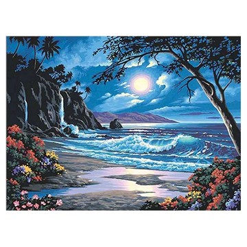 創彩鑽石畫 ZSD3549 40 x 30cm 風景1 DIY鑽石貼畫 居家裝飾  風景  1個