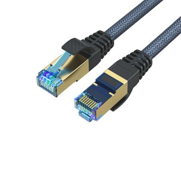 POLYWELL CAT8 超高速網路線 40Gbps RJ45 福祿克認證 10M