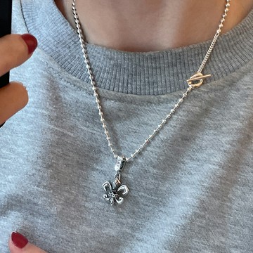 小寶s925純銀黑鋯星星克克吊墜女僅吊墜項墜項鏈掛墜小眾設計銀飾