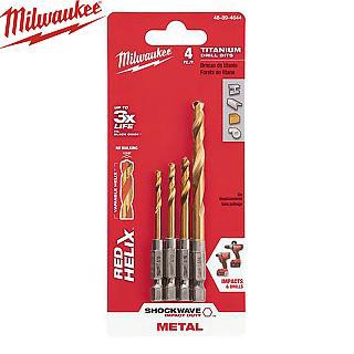Milwaukee 6mm六角鑽尾-4入 (48-89-4644)