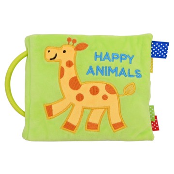 Ed.Inter 布書 快樂動物，日本知名插畫家繪製，多種互動機關設計  HAPPY ANIMALS