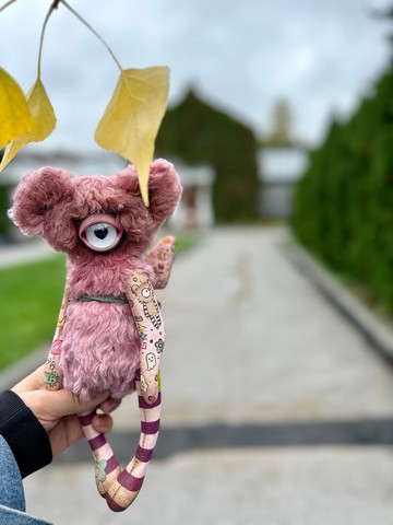 刺青泰迪熊 - 蝴蝶_客製化！