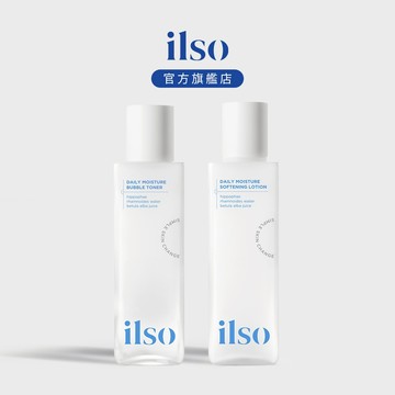 【ilso 官方旗艦店】 日常保濕微氣泡化妝水1入 + 日常保濕微氣泡乳液1入