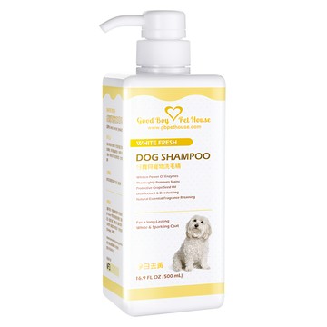 GBPH 好寶貝 淨白去黃草本植萃肌膚養護寵物洗毛精 狗狗專用 法式牛奶糖泡泡  500ml  1瓶