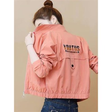春秋新款短外套女減齡洋氣百搭休閑小個子秋季薄款夾克棒球服上衣