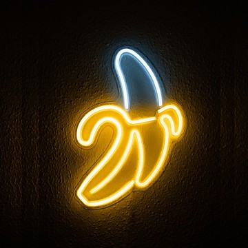 香蕉霓虹燈LED發光字Neon Sign裝飾廣告招牌Logo裝飾燈夜燈氛圍燈