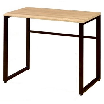 BALF 琦晟傢俱 寬桌子  1m  原木色 + 黑色