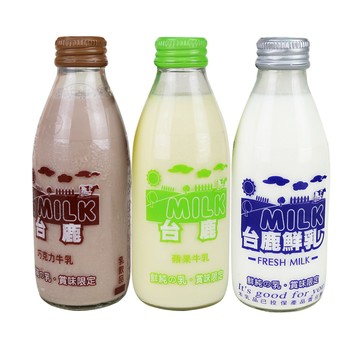 調味乳 【高屏羊乳】台鹿系列-SGS玻瓶綜合牛奶200mlx30瓶(任選組合)