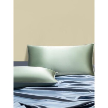 【送真絲發圈/眼罩】30姆米真絲枕套 桑蠶絲絲綢枕頭套涼感48x74