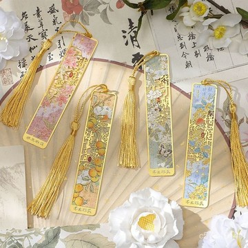 🔸新品🔸中國風古風鏤空金屬書簽高顔值便宜定製文創紀念品學生送朋友禮物