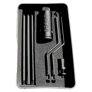 日月鉄工所 Light base 夾式燈座 6061 鋁合金  黑色  1個