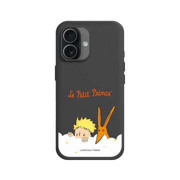 iPhone 17 SolidX 黑 - Le Petit Prince 小王子 - 小王子與狐狸 - 偷偷窺視