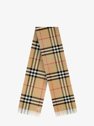 Cashmere scarf with Giant Check motif - BURBERRY - gender_Man