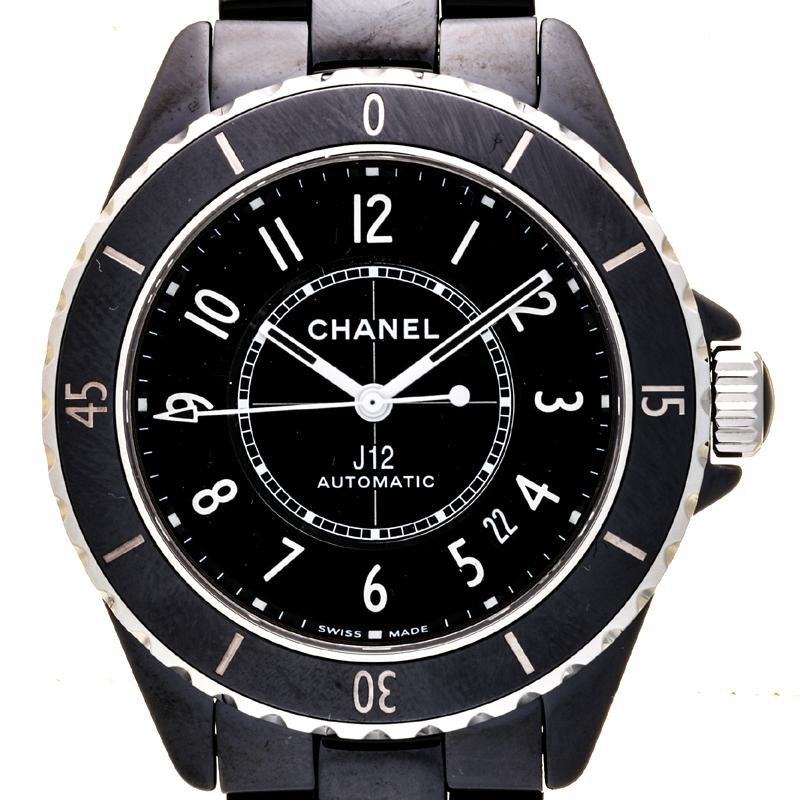 銀座店］CHANEL シャネル J12 38MM H5697 腕時計 セラミック ブラック ...