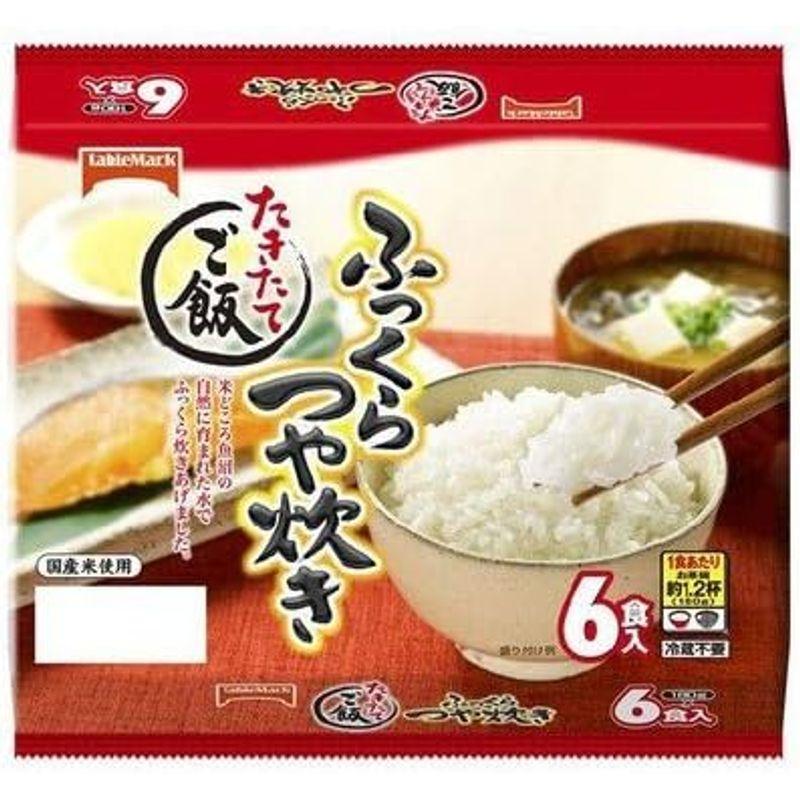 テーブルマーク たきたてご飯 ふっくらつや炊き 6食 (180g×6個)×6個入