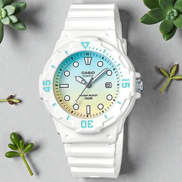 LRW-200H-2E2 繽紛色彩 輕巧防水 學生最愛指針錶