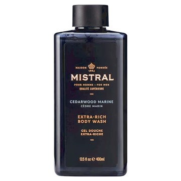 MISTRAL BODY 海洋雪松 二合一洗髮沐浴露 400ml  1瓶