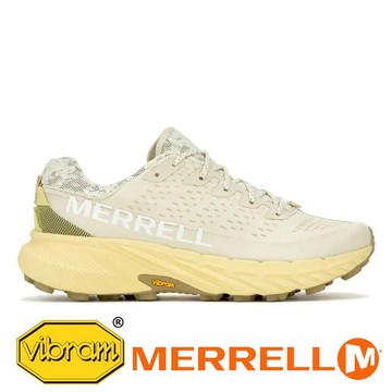 【MERRELL 美國】AGILITY PEAK 5 男健行鞋『奶油黃』068189 多功能鞋.休閒鞋.登山鞋.露營.登山.戶外
