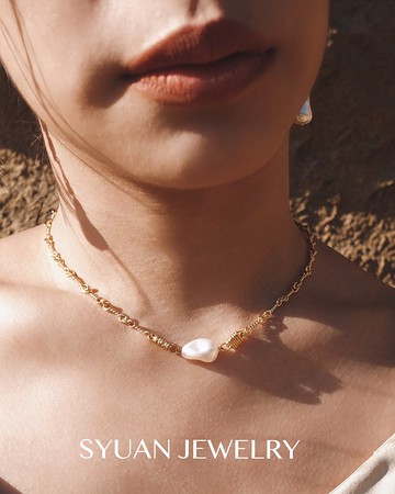 Charlotte夏綠蒂—奧地利水晶珍珠項鍊 生日 情人節禮物