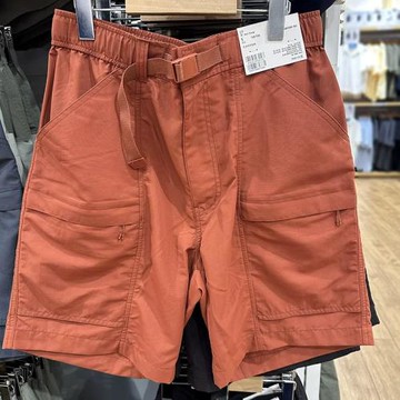 夏季男女防水尼龍機能工裝短褲休閑中褲寬松運動五分褲463870