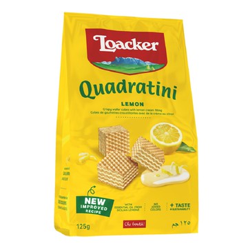 《Loacker》義大利萊佳檸檬哈斯餅(125g)