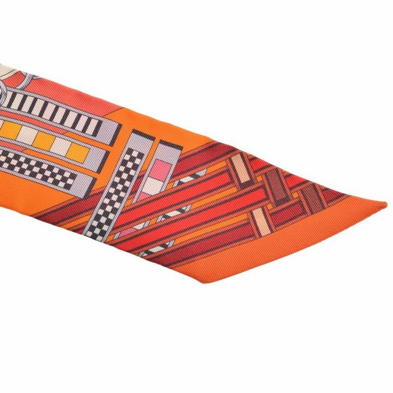 エルメス☆2023SS新作ツイリー☆美品 2023年 秋冬 HERMES エルメス スカーフ ツイリー チャーム