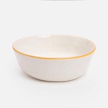 奧可利陶瓷碗18cm 橡果白