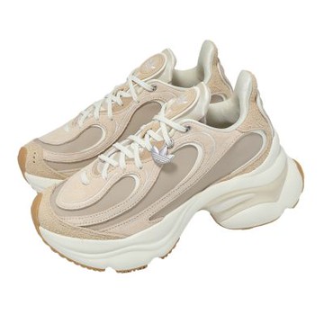 adidas 愛迪達 休閒鞋 Ozvenuz W 女鞋 米 白 厚底 增高 老爹鞋 膠底 KI0558