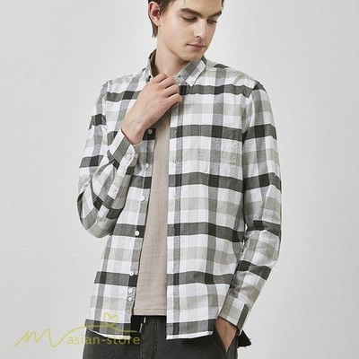 長袖 オックスフォードシャツ ゆったり 開襟シャツ チェック柄 ポケット 通販 Lineポイント最大get Lineショッピング