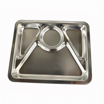 蝴蝶牌 ST小餐盤 #304不鏽鋼  22 x 27  1個  四格