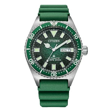 CITIZEN星辰 PROMASTER系列 NY0121-09X 征服潛水漸變夜光機械腕錶/黑綠面\t41.0mm｜樂天領券現折★全館特惠中★指定刷卡回饋10%