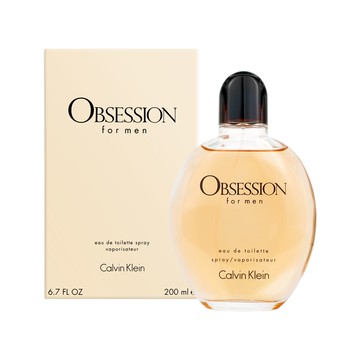 【Calvin Klein 凱文克萊】OBSESSION迷戀經典男性淡香水(200ml)