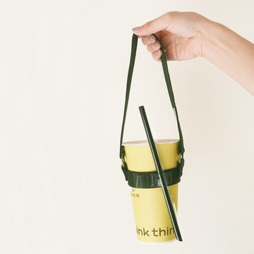 聖誕節 軍裝 環保飲料提袋－吸管有家了--珍珠 波霸皆可使用