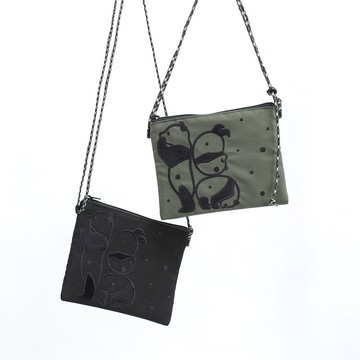 兒童熊貓刺繡/刺繡